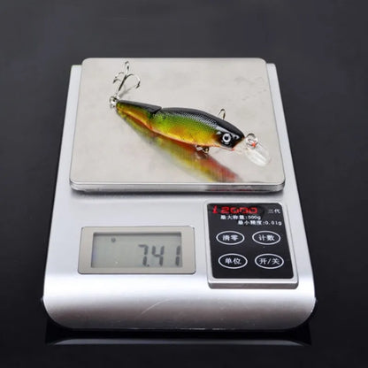 1PCS Quality Floating Minnow Fishing Lure 7.4g 9.2cm Hard  Wobblers Artificial Bait With Treble Hook Crankbaits Bass Tackle