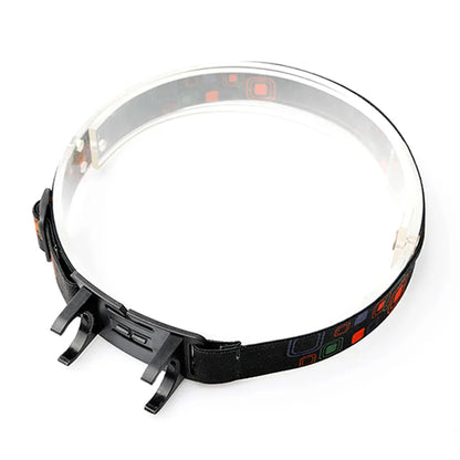 Flashlight Clip Buckle Headband Adjustable Head Belt Head Strap Mount Holder Stand for 24mm LED Flashlight Torch Headlamp Light