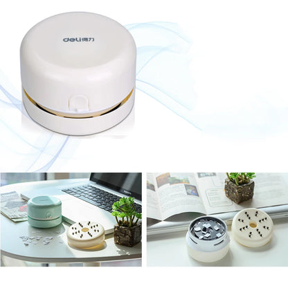 Deli Portable Desktop Cleaner Mini Desk Vacuum Cleaner 18880 for School Classroom School Office Supplies