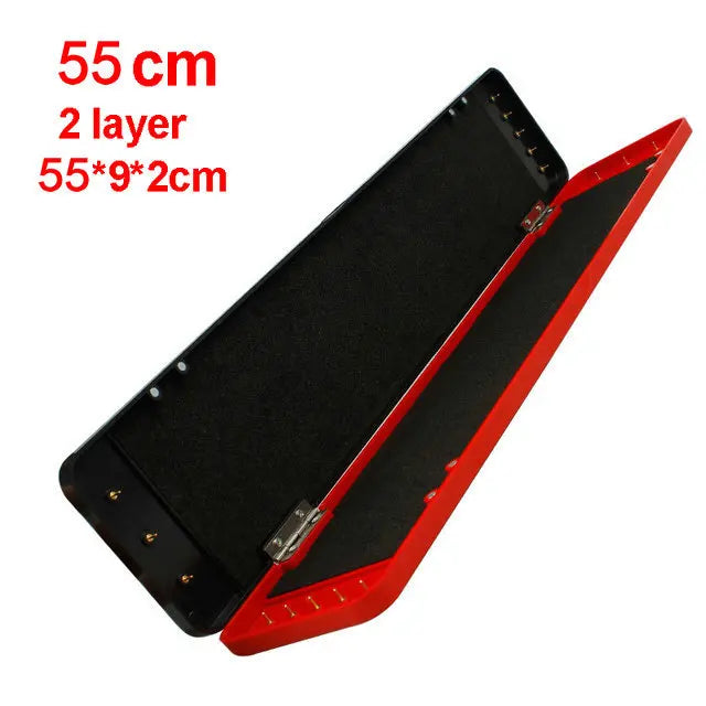 2 layer/3 layer Carp Fishing Rig Tackle Box Zig Chod Stiff Hair Rig Storage Box for Herabuna Fishing Line Hook Equipment