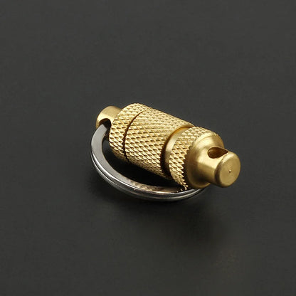 Quick Detach Quick Buckle Outdoor Tactical Backpack EDC Brass Key Ring Keychain Outdoor Tools