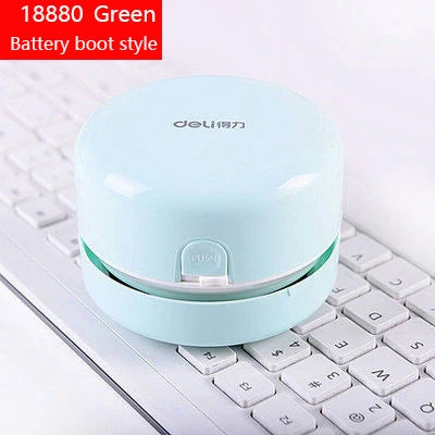 Deli Portable Desktop Cleaner Mini Desk Vacuum Cleaner 18880 for School Classroom School Office Supplies