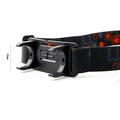 Flashlight Clip Buckle Headband Adjustable Head Belt Head Strap Mount Holder Stand for 24mm LED Flashlight Torch Headlamp Light