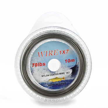 NGB 10M Anti Bite Stainles Steel Wire Fishing Line 7 Strands Leash For Fishing Accessories 10LB 20LB 50LB 60LB 70LB 120LB