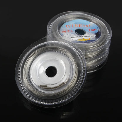 NGB 10M Anti Bite Stainles Steel Wire Fishing Line 7 Strands Leash For Fishing Accessories 10LB 20LB 50LB 60LB 70LB 120LB