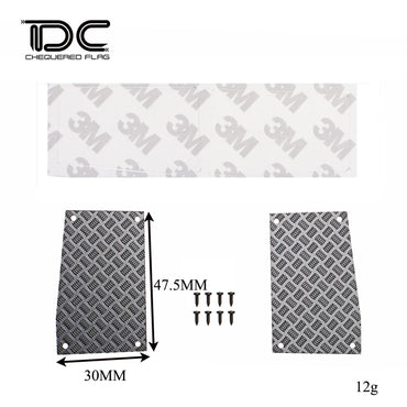 for DJ 1/6 Metal Anti-skid Cover Angle Wrangler A-pillar Side Angle Anti-scratch AXIAL SCX6  Model RC Car Upgrade Accessories