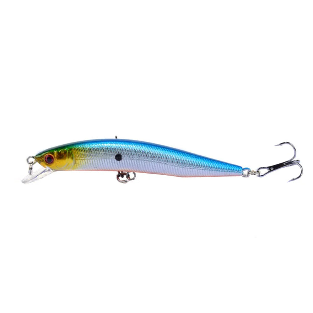 1Pcs Plastic Floating Wobbler Fishing Lure 10cm 8.3g Minnow Artificial Hard Bait Crankbait Pike Bass Treble Hooks Tackle