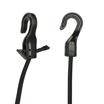 5PCS Heavy-Duty Plastic Open End Cord Hooks Snap Boats Kayak Rope Buckle Tent Hook Bungee Cord Straps Outdoor Camping Tools