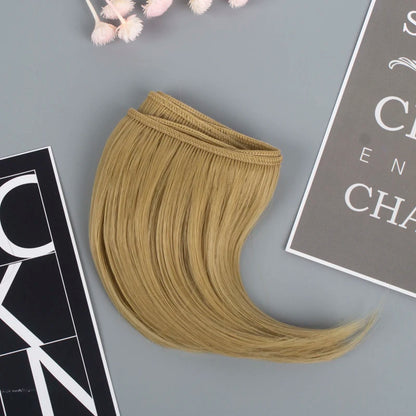 New 10cm DIY Hairline big roll big buckle dark button Tresses Doll Wig Material Hair Wig For 1/3 1/4 BJD Doll Accessories toys
