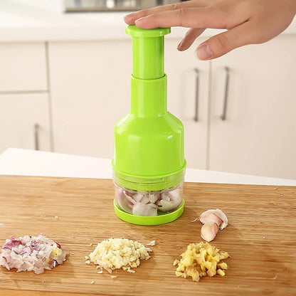 Stainless Steel Hand-Pressing Vegetable Chopper Pat Knife Home Multifunctional Ginger Onion Garlic Chopper Kitchen Supplies