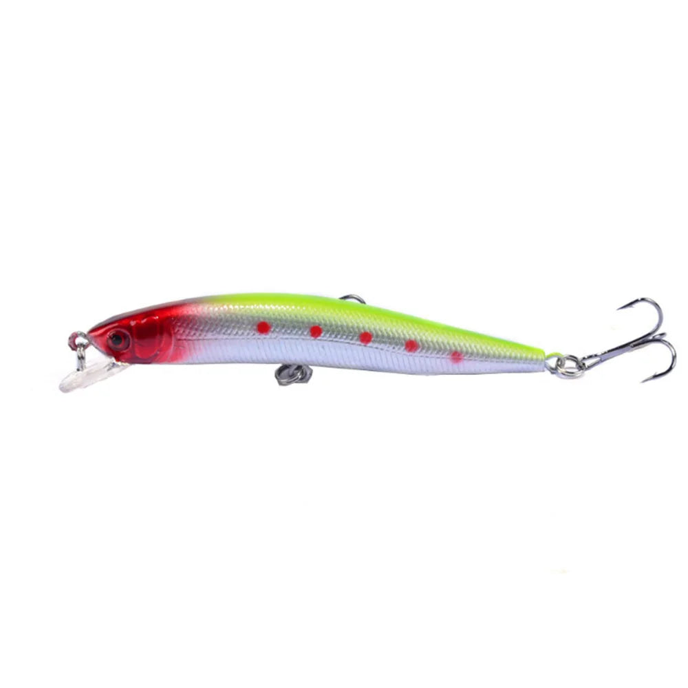 1Pcs Plastic Floating Wobbler Fishing Lure 10cm 8.3g Minnow Artificial Hard Bait Crankbait Pike Bass Treble Hooks Tackle