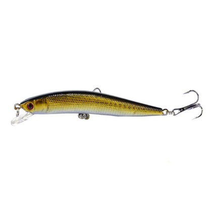 1Pcs Plastic Floating Wobbler Fishing Lure 10cm 8.3g Minnow Artificial Hard Bait Crankbait Pike Bass Treble Hooks Tackle