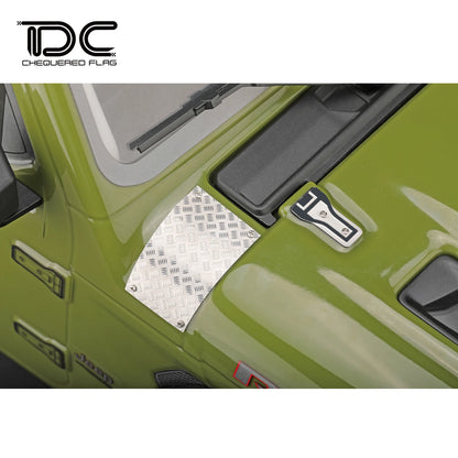 for DJ 1/6 Metal Anti-skid Cover Angle Wrangler A-pillar Side Angle Anti-scratch AXIAL SCX6  Model RC Car Upgrade Accessories