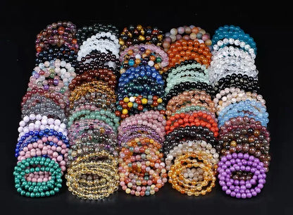 Natural Stone Purple Kunzites Beads Round Loose Spacer Spodumene Stone Beads For Making Jewelry Chalcedony Diy Bracelet Necklace