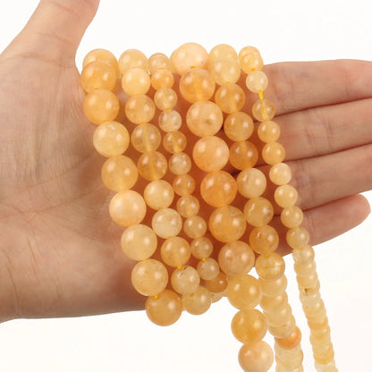 Natural Stone Beads Amazonite Blue Apatite Strawberry Quartzs Loose Round Beads for Jewelry Making DIY Bracelet 15inch Mineral