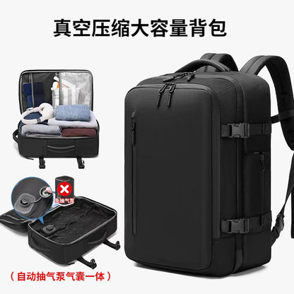 Airback backpack, vacuum compression backpack, invisible tug backpack, business trip, travel trolley case 24 inches