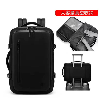 Airback backpack, vacuum compression backpack, invisible tug backpack, business trip, travel trolley case 24 inches