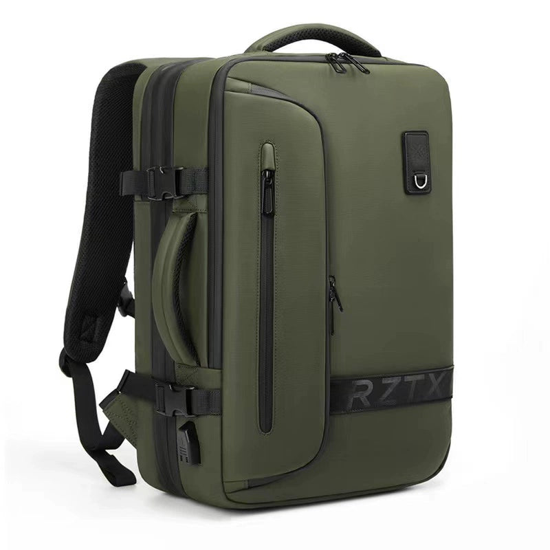 Airback vacuum compression backpack multifunctional anti-theft travel backpack hand handle waterproof computer bag