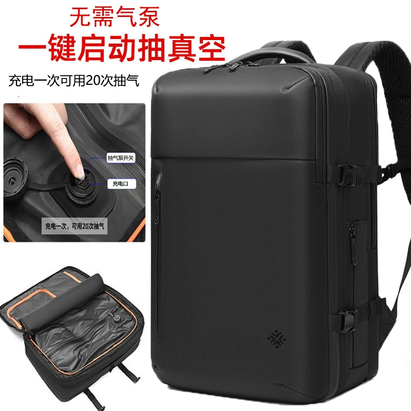 Airback backpack, vacuum compression backpack, invisible tug backpack, business trip, travel trolley case 24 inches