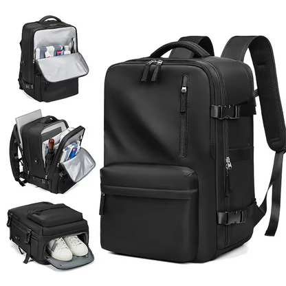 Airback vacuum compression backpack multifunctional anti-theft travel backpack hand handle waterproof computer bag