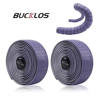 BUCKLOS Road Bike Handlebar Tape EVA+PU Non-slip Shock Absorption Handlebar Tape Flower Bar Tape Waterproof Bycicle Accessories