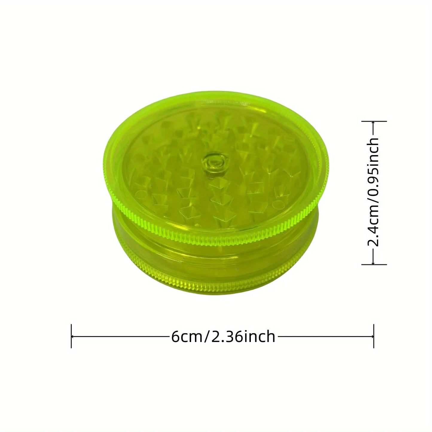 40/60mm Plastic Herb Grinder 3-layer Manual Spice Salt Mill Pepper Mortar Pestle Tobacco Raw Grass Grinder Cigarette Smoke Tool