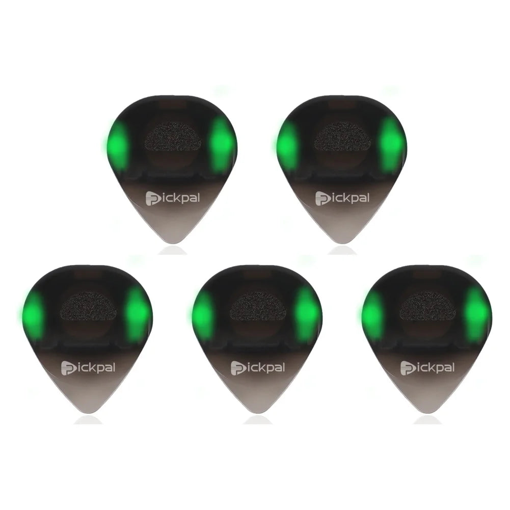 2-10PCS LED Glowing Guitar Pick Replacement Touch Luminous Electric Guitar Pick Plastic Bass Plectrum Glowing Guitar Picks