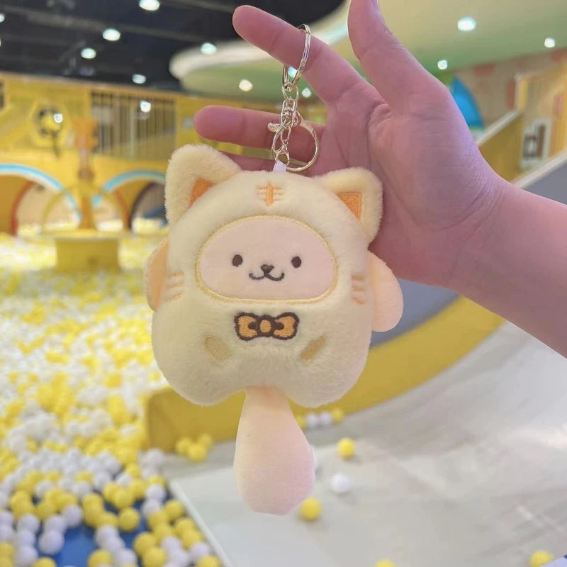 Sanrio Plush Pendant Kuromi Cinnamoroll Bad Badtz Maru Hello Kitty Pom Pom Purin My Melody Pochacco Kawaii Pendant