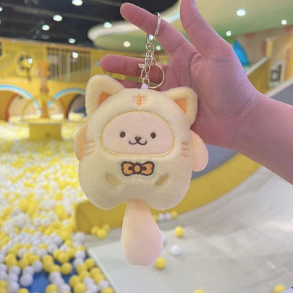 Sanrio Plush Pendant Kuromi Cinnamoroll Bad Badtz Maru Hello Kitty Pom Pom Purin My Melody Pochacco Kawaii Pendant