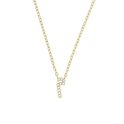 Total 31 Different Shape Arabic Letter Pendant Necklaces for Women Paved Green White Cz and Turquoise Gold Color Fashion Jewelry