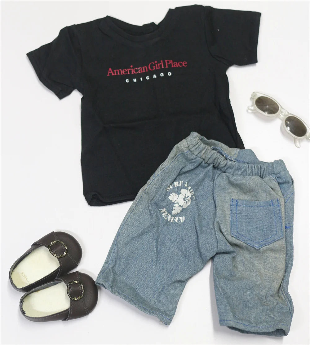 1 Set Beautiful Casual Wear Doll Clothes for 18 inch American Doll Many Style for Choice B03