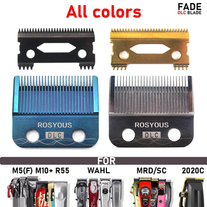 Professional Hair Clipper Accessories for Madeshow/WAHL/MRD/Gamma/SC/JRL KM-90-4 DLC FADE Special Blade Replacement Cutter Head