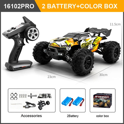 New High Speed RC Car 4WD Off Road Vehicle 70KM/H Brushless Motor Professional Drift Truck for Kids Remote Control Toys