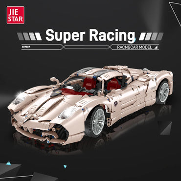 IN STOCK JJ9210 MOC Technical Remote Control Sports Car Building Blocks Assembling Bricks Toys for Boys Christmas Gift Set