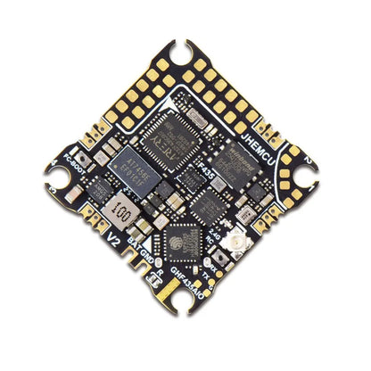 JHEMCU GHF435AIO V2 20A Flight Controller 2-4S with OSD Baro Blackbox Built-in ELRS 2.4G Receiver for RC FPV Freestyle Drone
