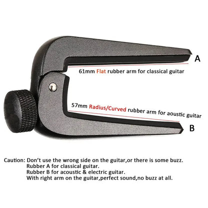 Guitar Capo Adjustable for 6 and 12 String Acoustic Classical Electric Guitar,Bass Capo,Mandolin,Ukulele Capo
