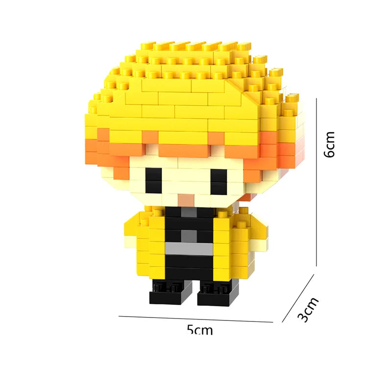 26 Styles New Cartoon Anime Building Blocks  Mini Cute Miniature Bricks Ornaments Small Particle Children's Toys