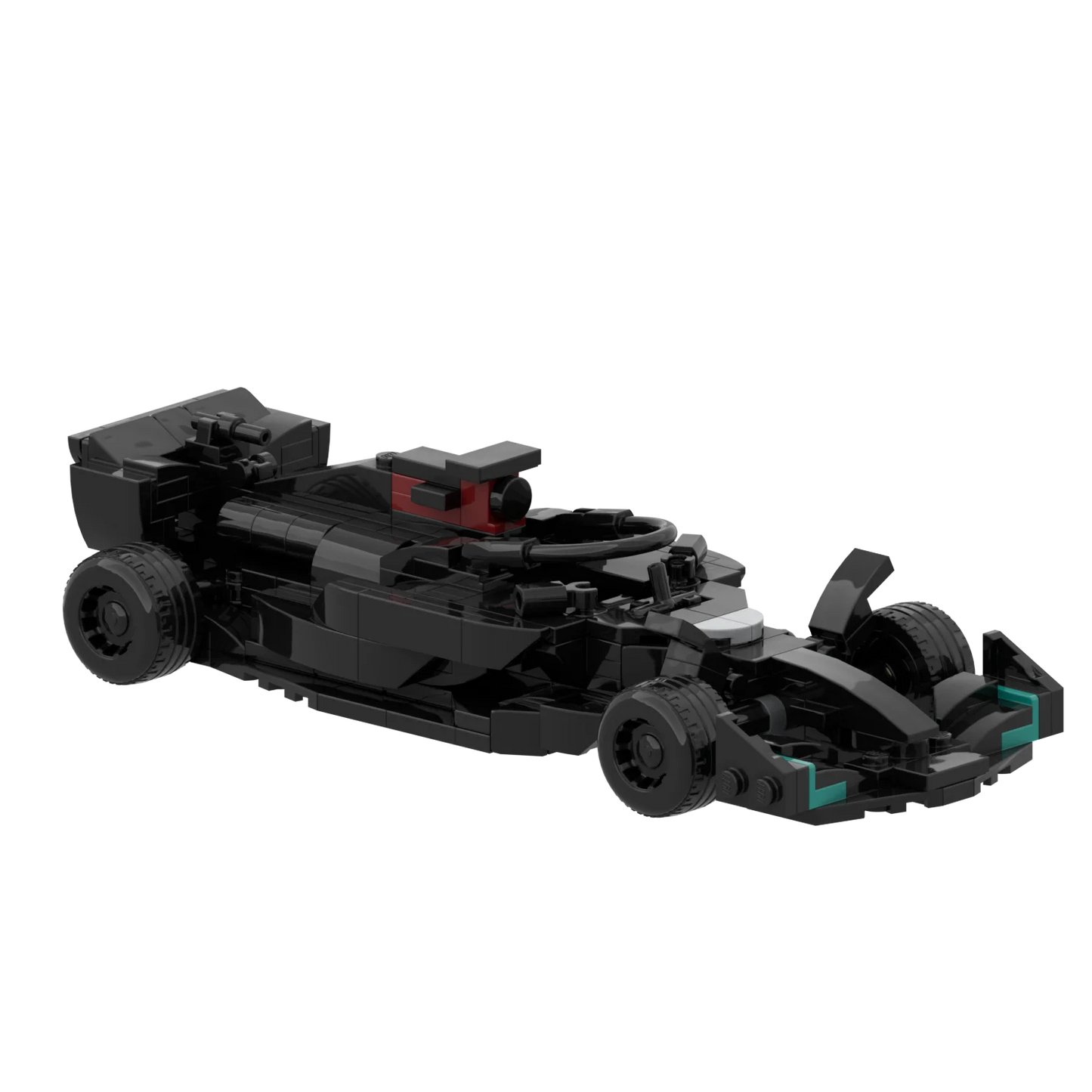 271PCS Building Blocks Racing Black Car Formula W15 Model Creative Building Block Sports Car Boy Birthday Gift Adults