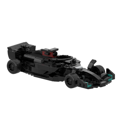 271PCS Building Blocks Racing Black Car Formula W15 Model Creative Building Block Sports Car Boy Birthday Gift Adults