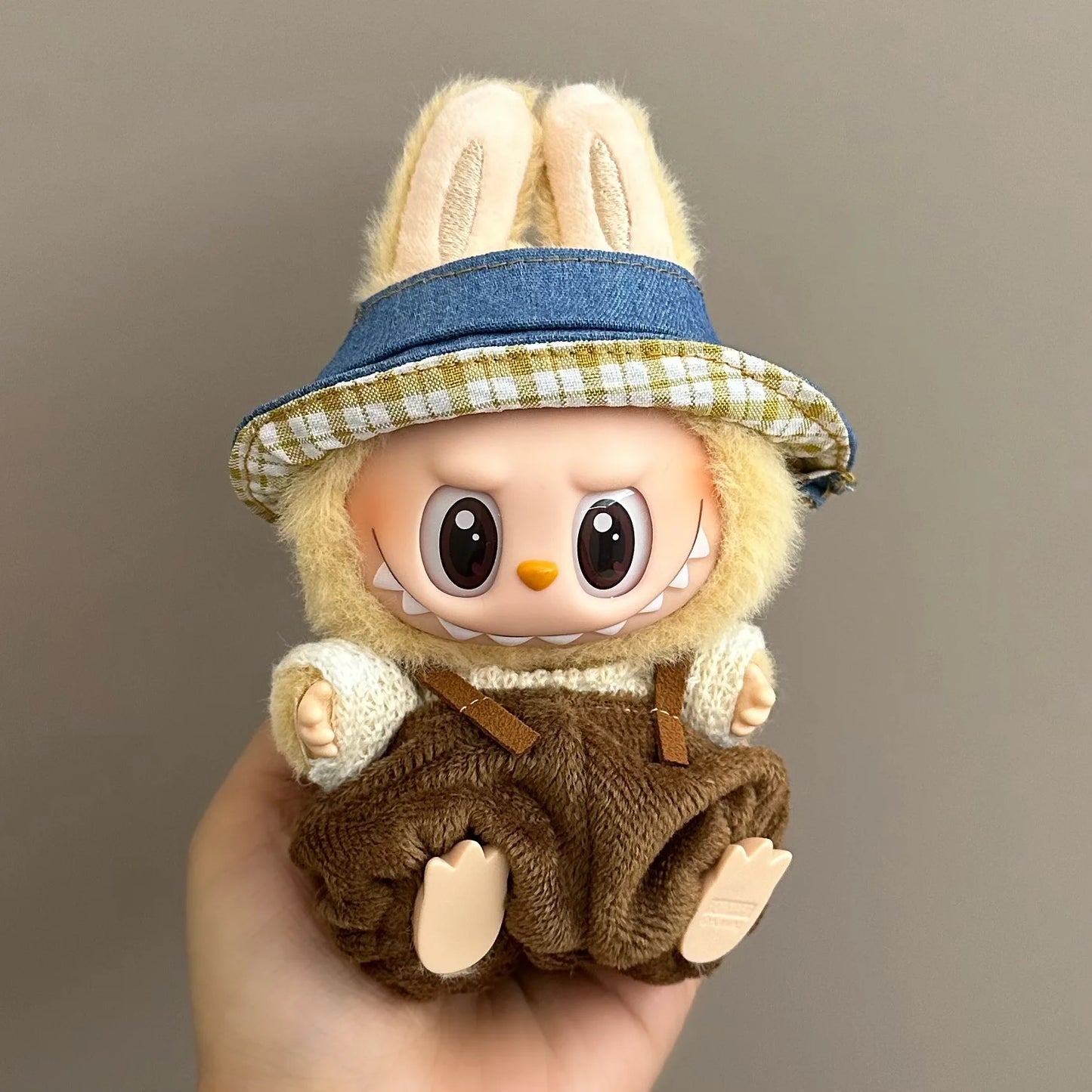 Trendy Casual Suit Ropa Labubu for 17cm Labubu Outfit Mini Doll’s Clothes Multi Style Cute Doll Accessories