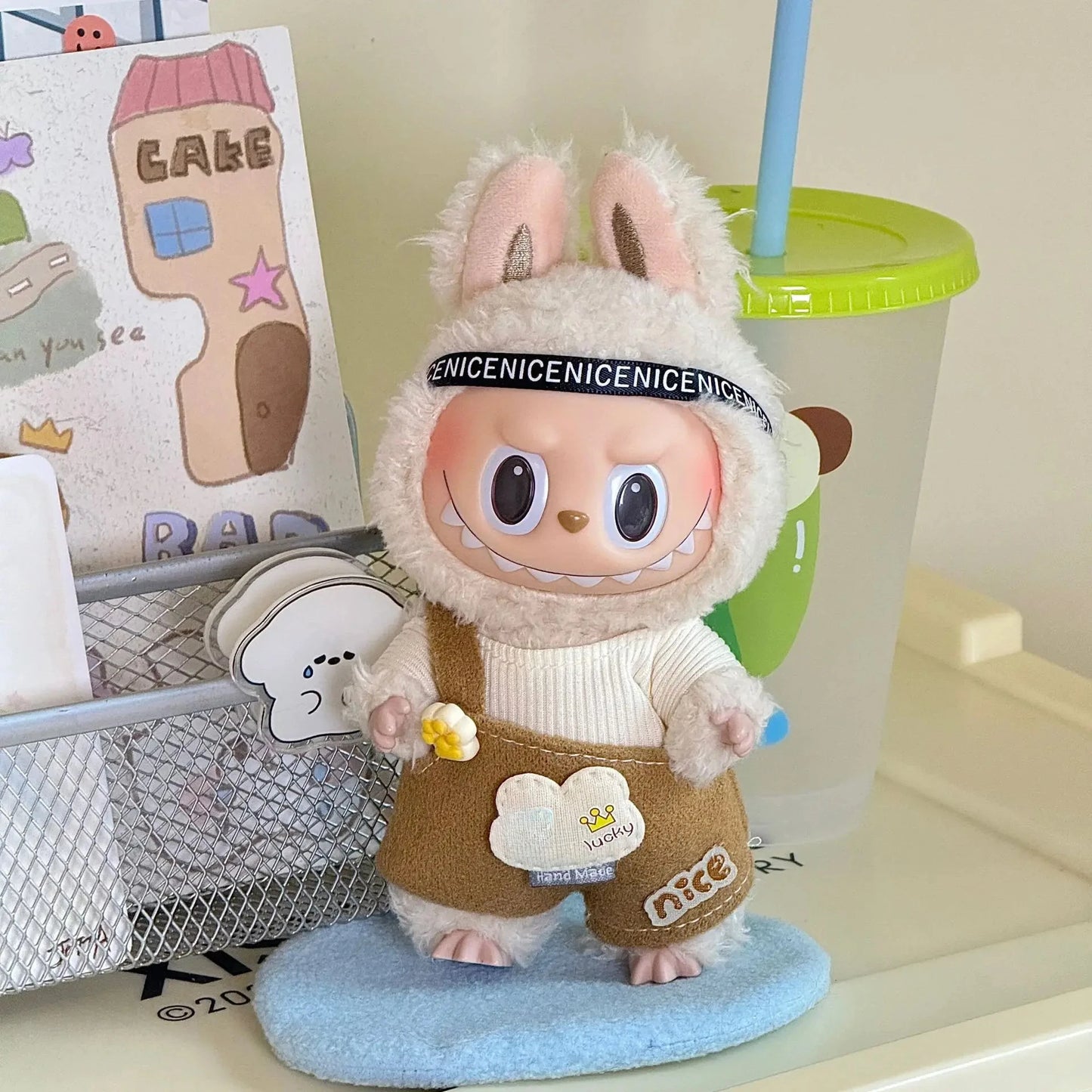 Trendy Casual Suit Ropa Labubu for 17cm Labubu Outfit Mini Doll’s Clothes Multi Style Cute Doll Accessories
