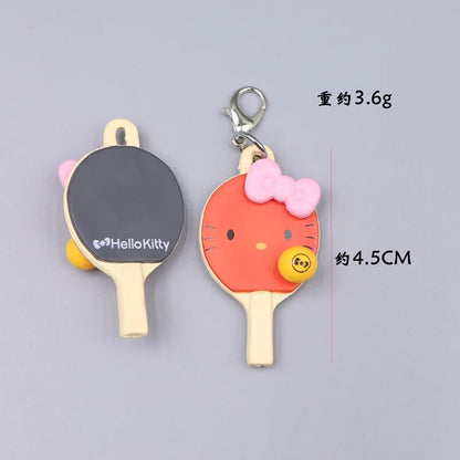 Kawaii Hello Kitty Toy Cute Anime Cat Keychain Backpack Phone Case Decoration Cartoon Festival Gift Women Accessories Wholesale