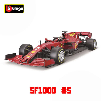 Bburago 1:18 New 2023 SF23 F1 Racing #16 Charles Leclerc #55 Carlos Sainz Static Car Model Vehicles Formula 1 Alloy Toy Vehicle