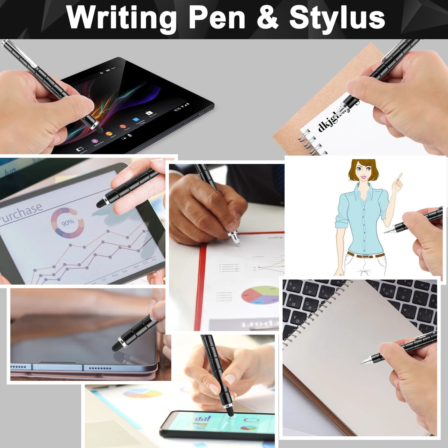 Magnetic Fidget Pen DIY Magnet Fidgi Pen Multifunctional Deformable Magnet Writing Ballpoint Toy Pen, Best Gift for Friends
