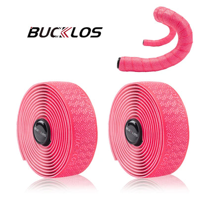 BUCKLOS Road Bike Handlebar Tape EVA+PU Non-slip Shock Absorption Handlebar Tape Flower Bar Tape Waterproof Bycicle Accessories