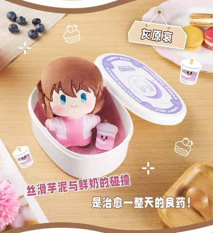 Detective Conan Cafe Plush Toys Bento Pendant Anime Peripheral Figure Collectible Model Dolls Toy Kawaii Children Birthday Gift