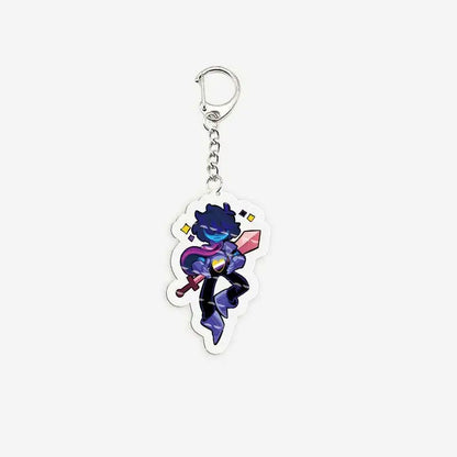 Popular Game Deltarune Spamton Susie Ralsei Meme Keychains for Accessories Bag Noelle Spamton KeyringsFans Gifts Gamer Friends