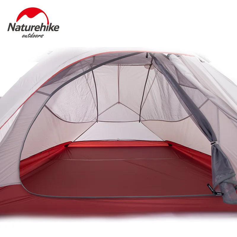 Naturehike Cloud Up Ultralight Hiking Tent 20D Fabric Tent Single Tandem Outdoor Waterproof Hiking Tent