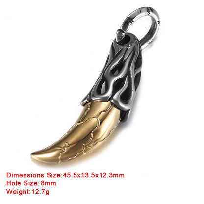 316L Choice Stainless Steel Viking Skull Animal Vintage Pendant for Men Necklace Bracelet DIY Accessories Finding Jewelry Making