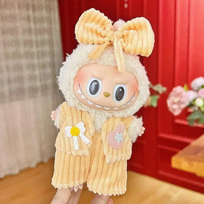 Labubu Trendy Outfit Accessories Leisure set princess skirt Stylish Look for Labubu Vinyl Dolls